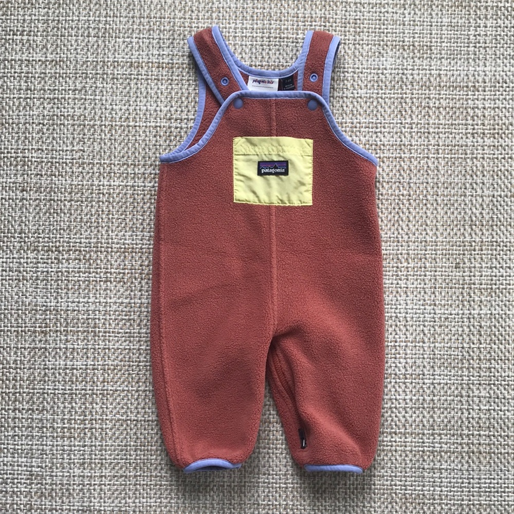 Patagonia Fleece Overalls (size 3-6m)